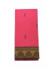 Light Rose Pure Cotton Saree