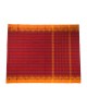 Red Fancy Pure Cotton Saree