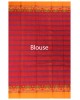 Red Fancy Pure Cotton Saree