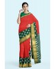 Red South Silk Saree