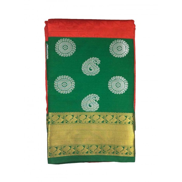 Red South Silk Saree Red South Silk Saree