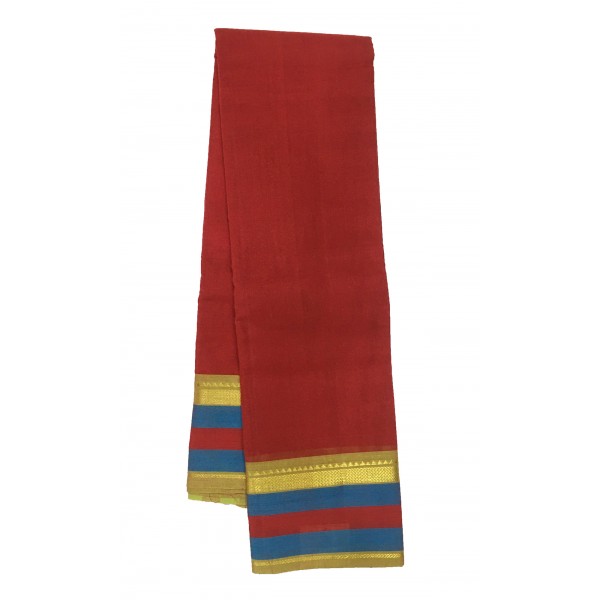 Red Cotton Saree
