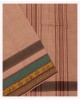 Pure Cotton Saree - Plain Body - Long Border 