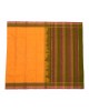 Mustard Orange Cotton Saree