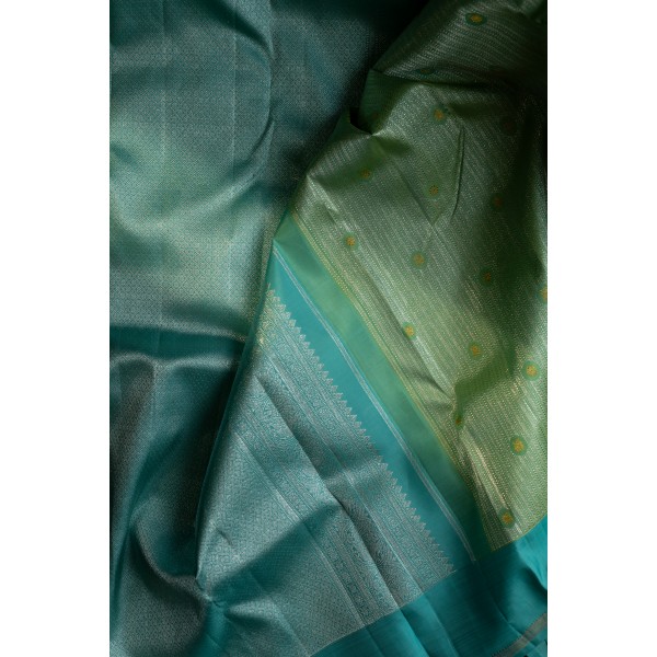 Pastel Kanchipuram Silk Saree