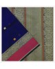 Navy blue Silk Cotton Saree