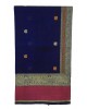 Navy blue Silk Cotton Saree