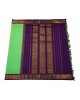Korvai 10  Yards Silk Saree - Light Green