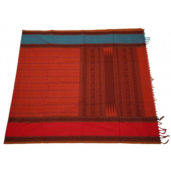 Handloom Kanchi Cotton Saree 