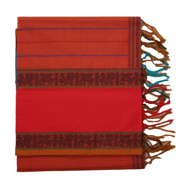 Handloom Kanchi Cotton Saree 