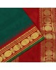 Korvai Ten Yards Silk Saree - Green