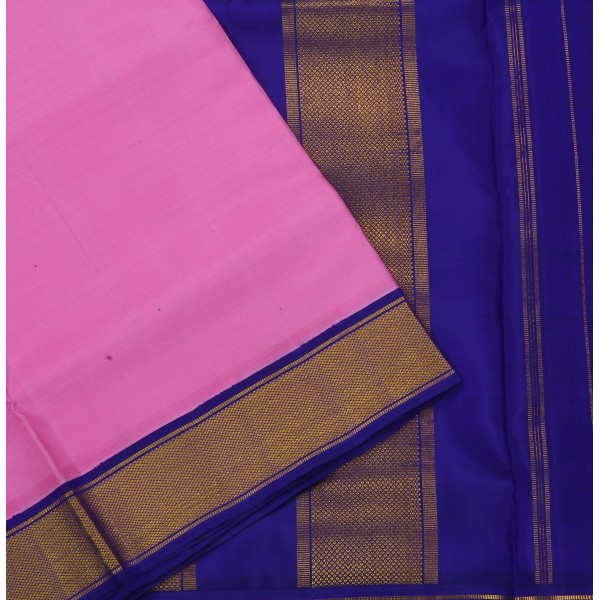 Pink  10 Yards Saree -korvai