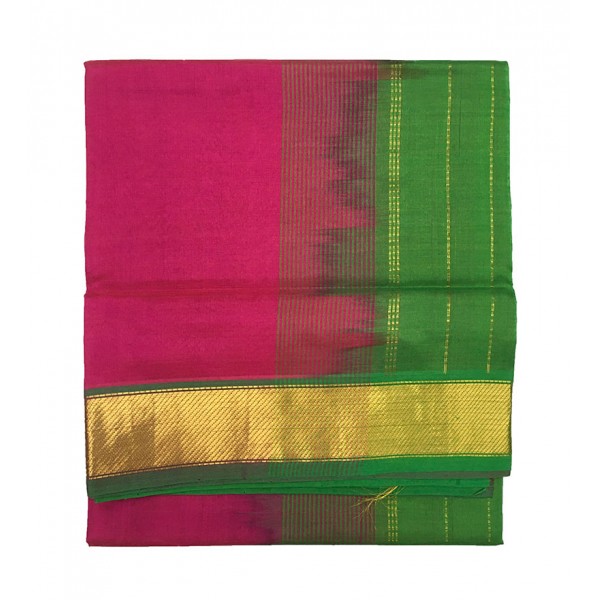 Pink Silk Cotton Saree Pink Silk Cotton Saree
