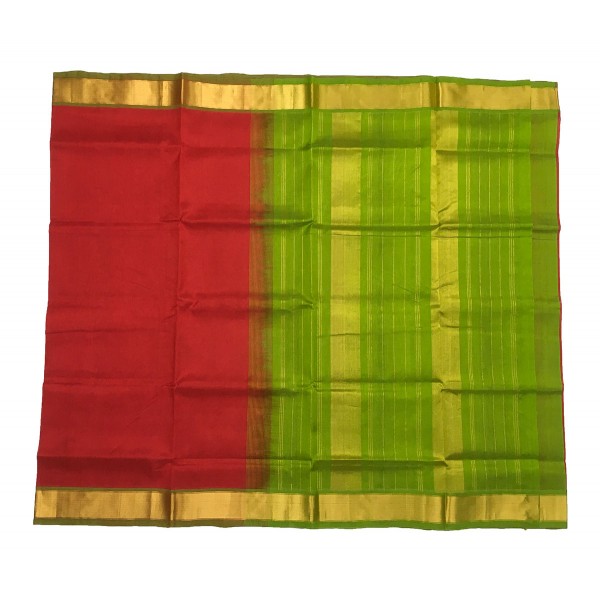 Red Silk Cotton Saree