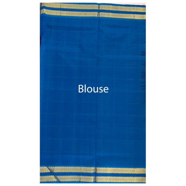 Double Border Handloom Silk Cotton Saree