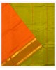 Orange Silk Cotton Saree