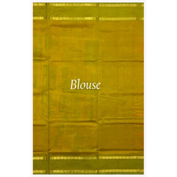 Orange Silk Cotton Saree