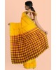 Yellow Silk Cotton Saree