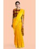 Yellow Silk Cotton Saree