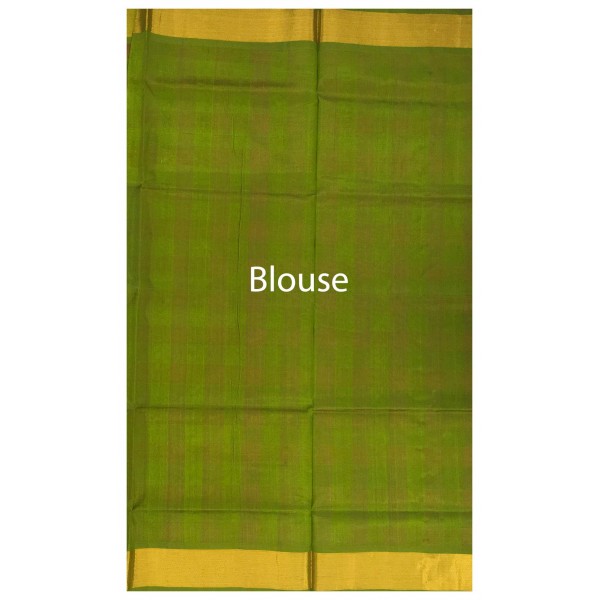 Multi Checks Silk Cotton Saree