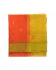 Orange Body Butta Silk Cotton Saree