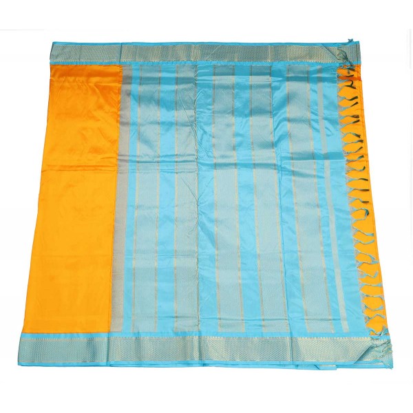 10 Yards Silk Saree- Korvai