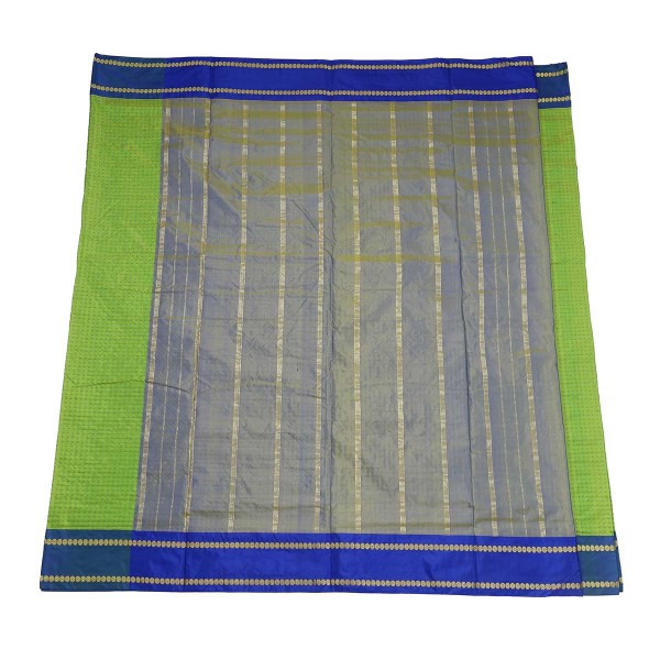 10 Yards Silk Saree - Light Green (Alli)