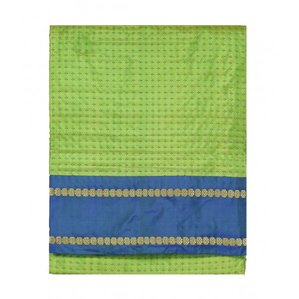 10 Yards Silk Saree - Light Green (Alli)